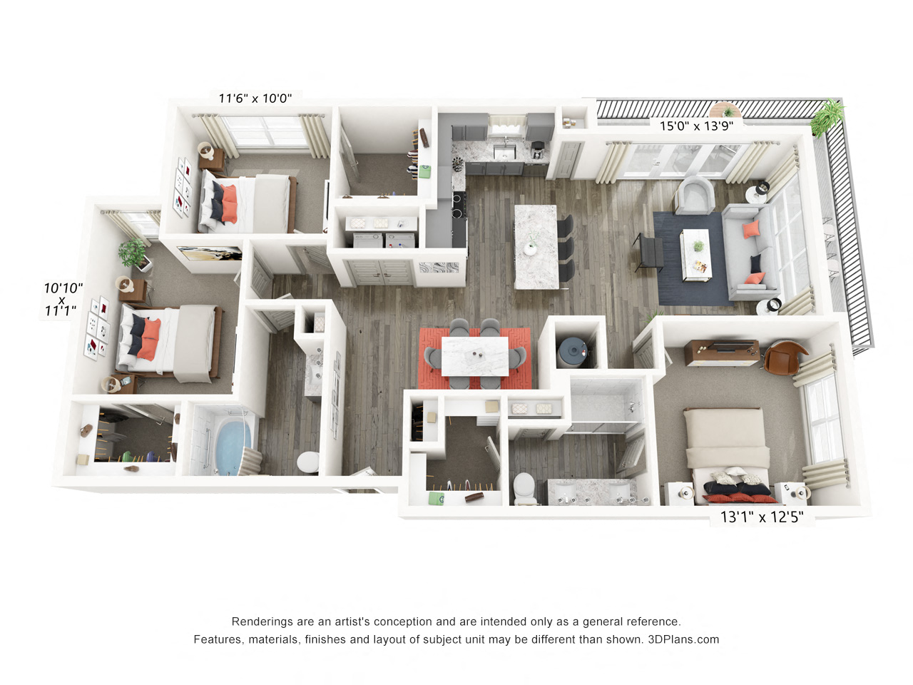 Lucia C1 HC Floorplan